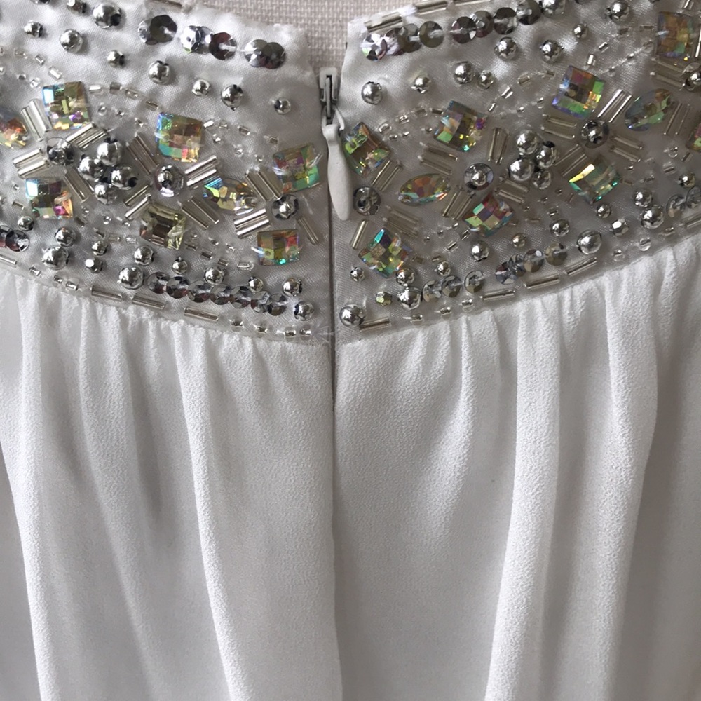 Embellished Gown with Cutout Back - Picture 10 of 13